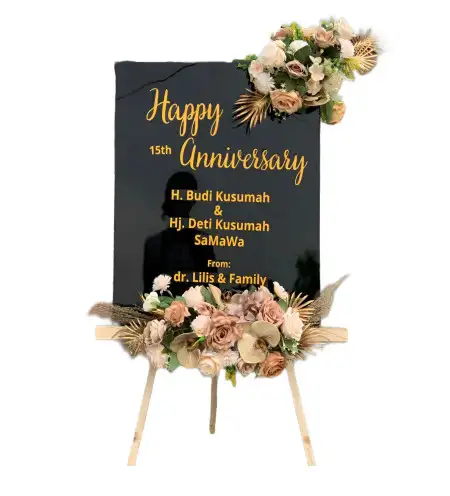 Papan Bunga Akrilik Leuwigajah